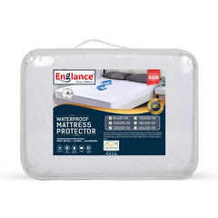 Englance double size (150x200 cm) luxury 100% waterproof hypoallergenic mattress protector terry cover.