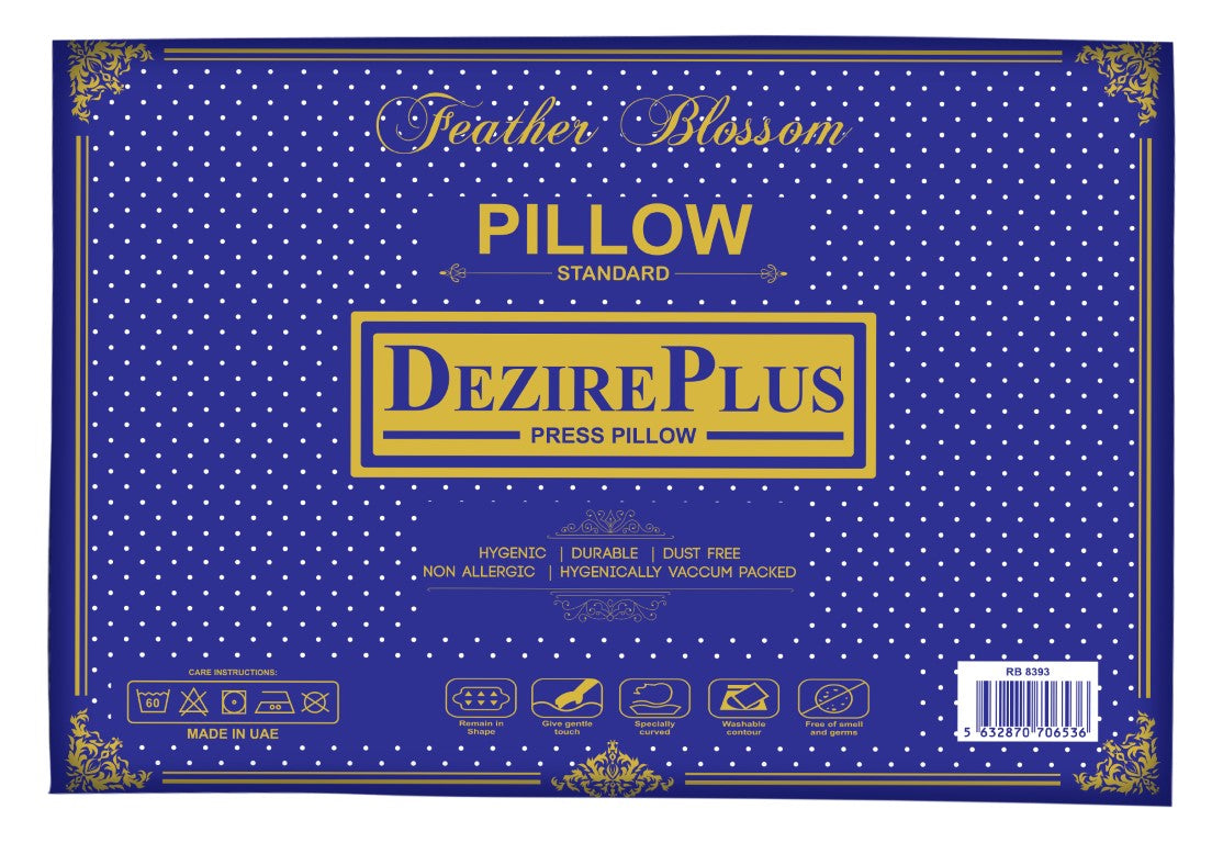 DezirePlus pillow, super soft, Korean fiber, 100% microfiber fabric.