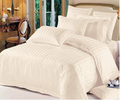 Plain Stripe Duvet Cover Set in Various Colors -  220x240 cm