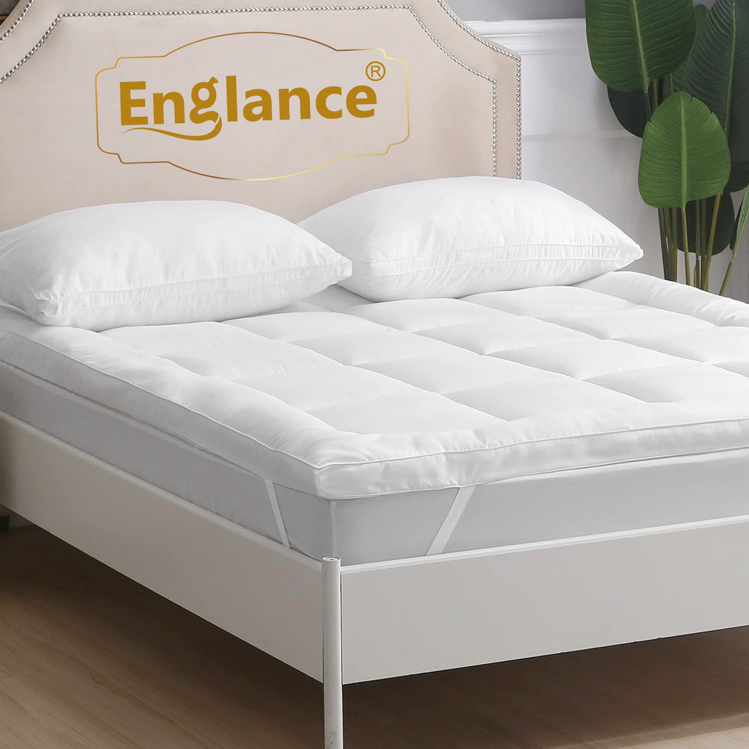 Englance Mattress Topper, Single Size, 90x200+8 cm