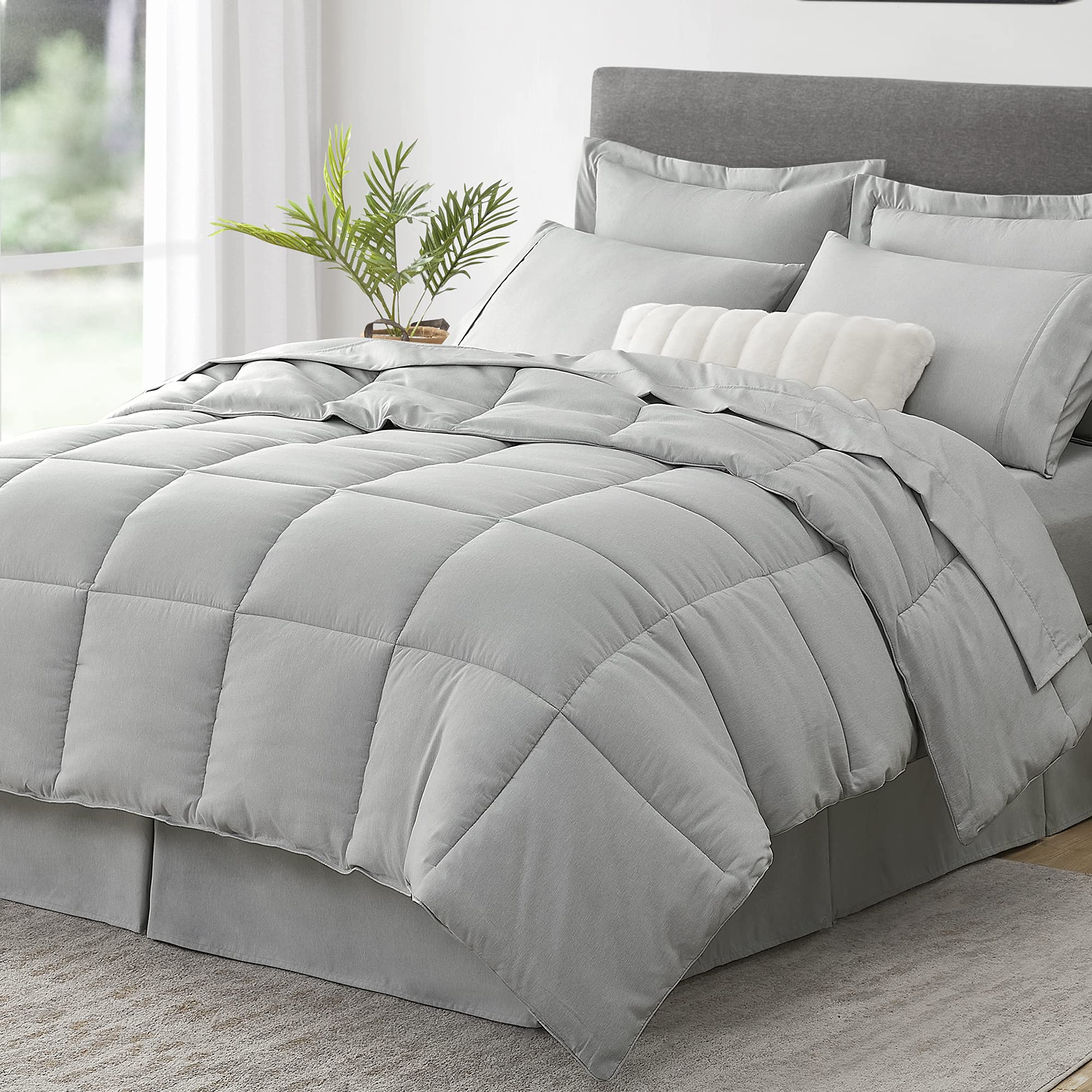 90 GSM dyed plain Rosely comforter set